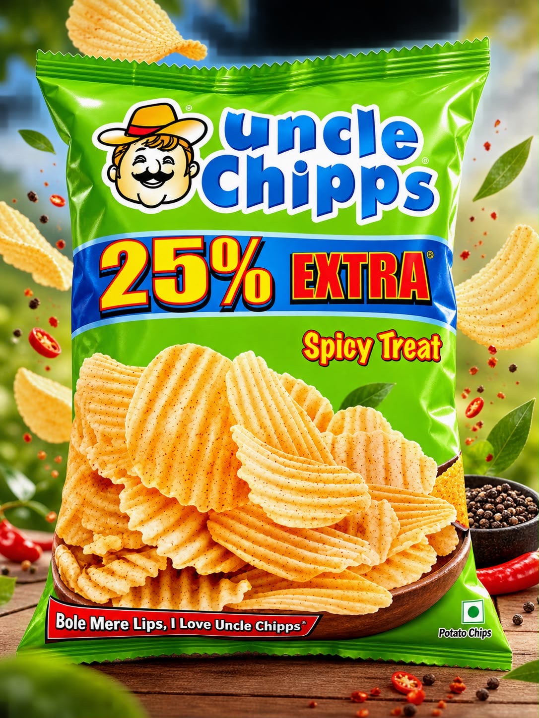 Uncle Chips | pack of 1| Bachpan Ali Chiji