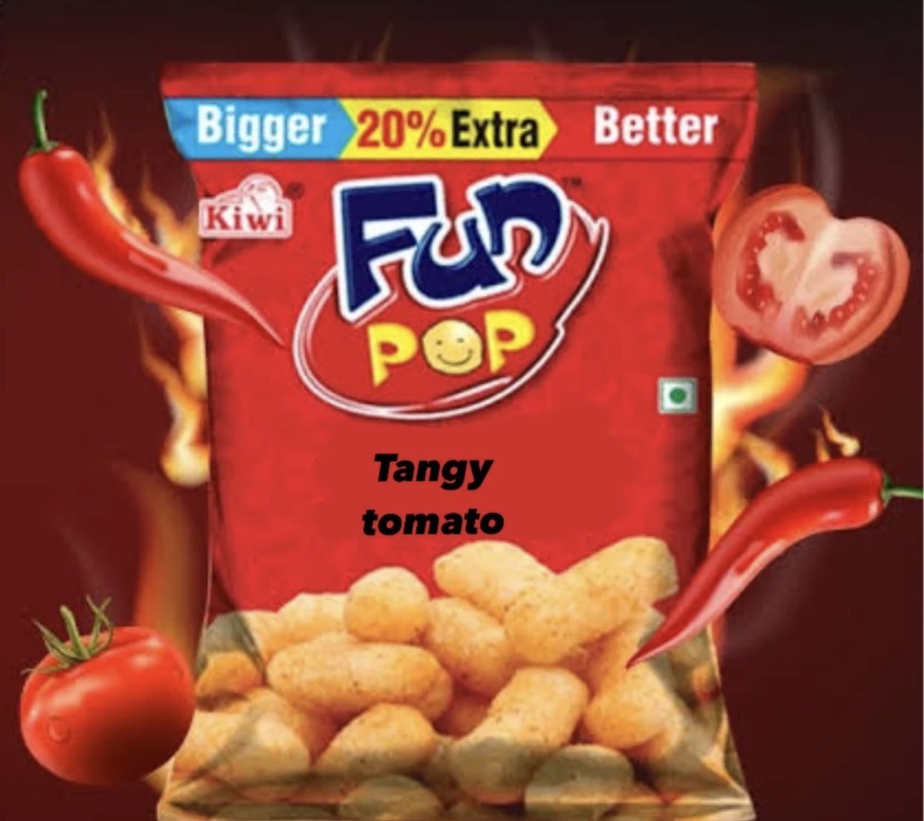 Fun Pop Tangy Tomato | Pack Of 1 | Bachpan Ali Chiji