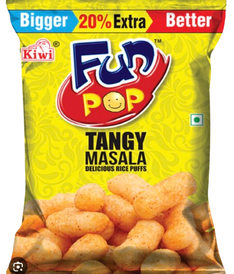 Fun Pop Tangy Masala | Pack of 1 | Bachpan Ali Chiji